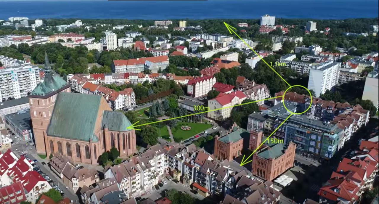 Apartament Kolobrzeg Starowka Welcome Home Kültér fotó